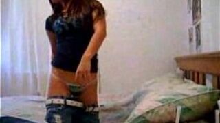 sex with a girlfriend on the bed porn video